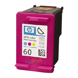 Cartridge LOOSEPACK 60 Tri-Color CC643WA (Tanpa Box), Tinta Printer HP Deskjet D1660 D2560 D2566 D2660 D2666 D5560 F2410 F2476 F2480 F4230 F4250 F4280 - Photosmart C4680 C4780 Original HP