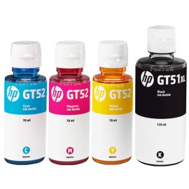 Tinta LOOSEPACK GT51XL GT51 XL Black 135ml (Tanpa Box), Tinta Refill Printer DeskJet GT5810 GT5820 All in One InkTank 115 310 315 319 350 415 419 410 Original HP