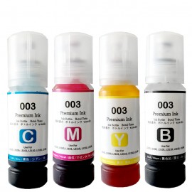 Tinta Premium Dye Base 003 Yellow 70ml Refill Printer EP L1110 L3100 L3101 L3110 L3116 L3150 L3156 L4150 L4160 L5190 L6160 L6170 L6190