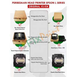 Print Head Original [Box Besar] Printer Epson L110 L120 L210 L220 L300 L310 L350 L355 L360 L1110 L3110 L3150, Printer Eco Tank L1210 L1216 L3250 L3256 L3210 L3216 L5290 L5296 Part Number FA040400041